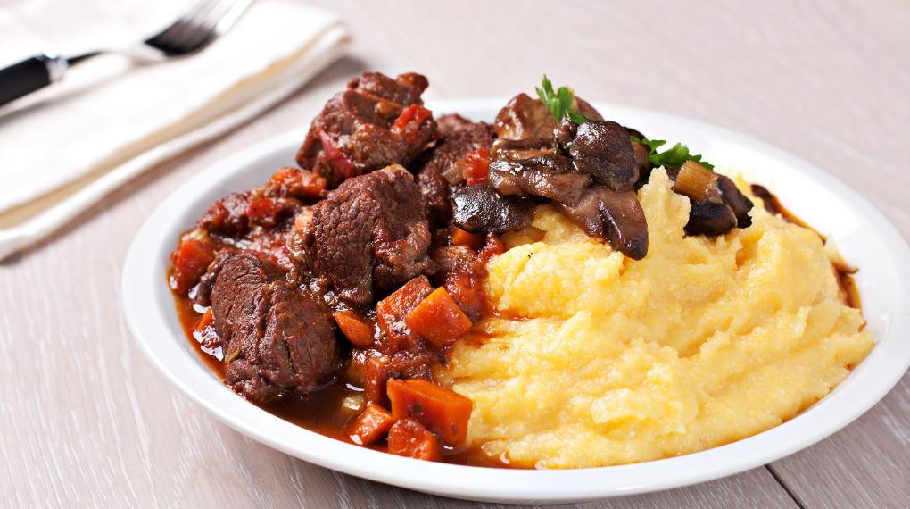 Beef and Barley Stew with Mushrooms and Gochugaru