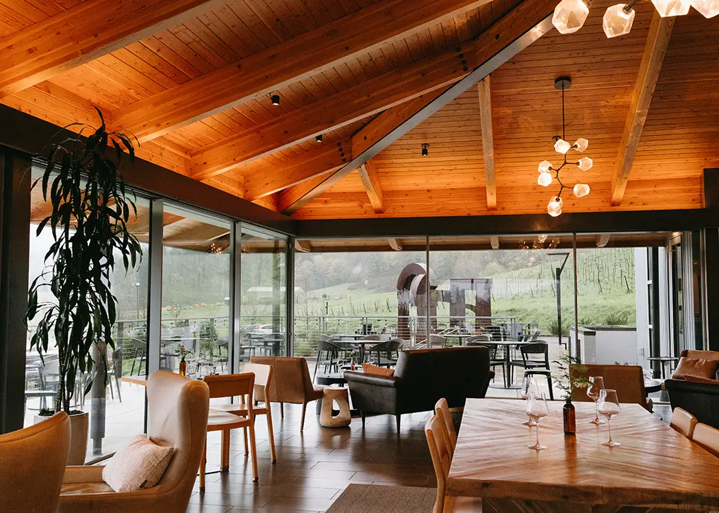 Rex Hill Tasting room.