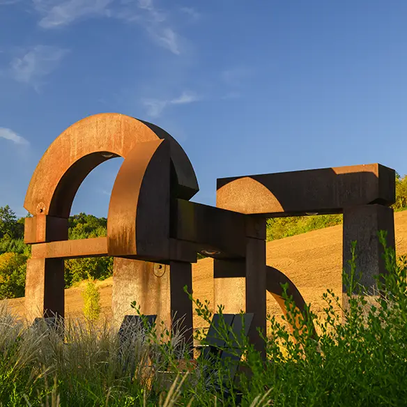 Song for an Architect sculpture by Lee Kelly for Rex Hill.